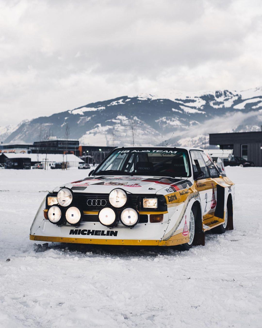 1080x1350 Jasper Schwering on Instagram: “Legends in the snow ❄️ ° ° ° ° ° ° #GPiceRace #AudiTradition #audi #audisport #audisportquattro. Audi, Rally racing, Audi quattro
