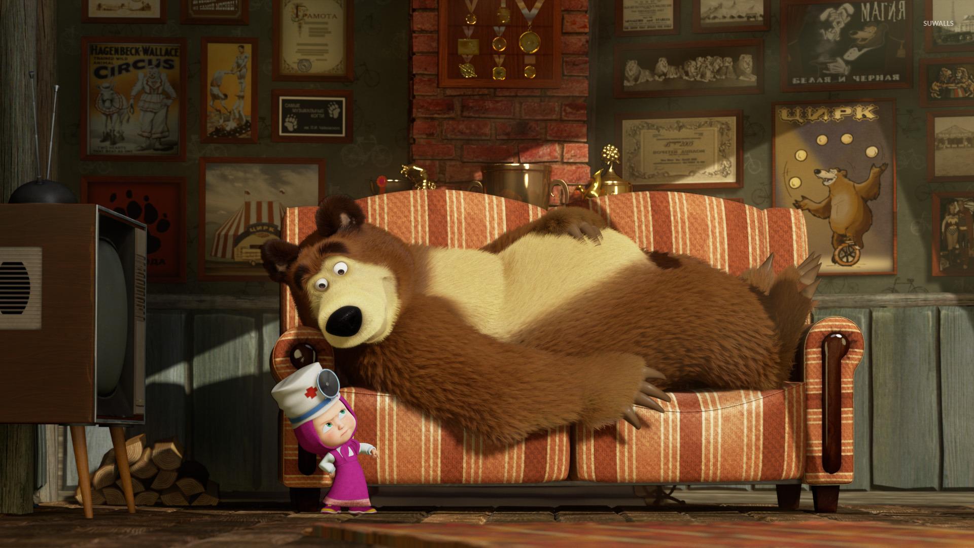 1920x1080 Masha and the Bear [5] wallpaper wallpaper
