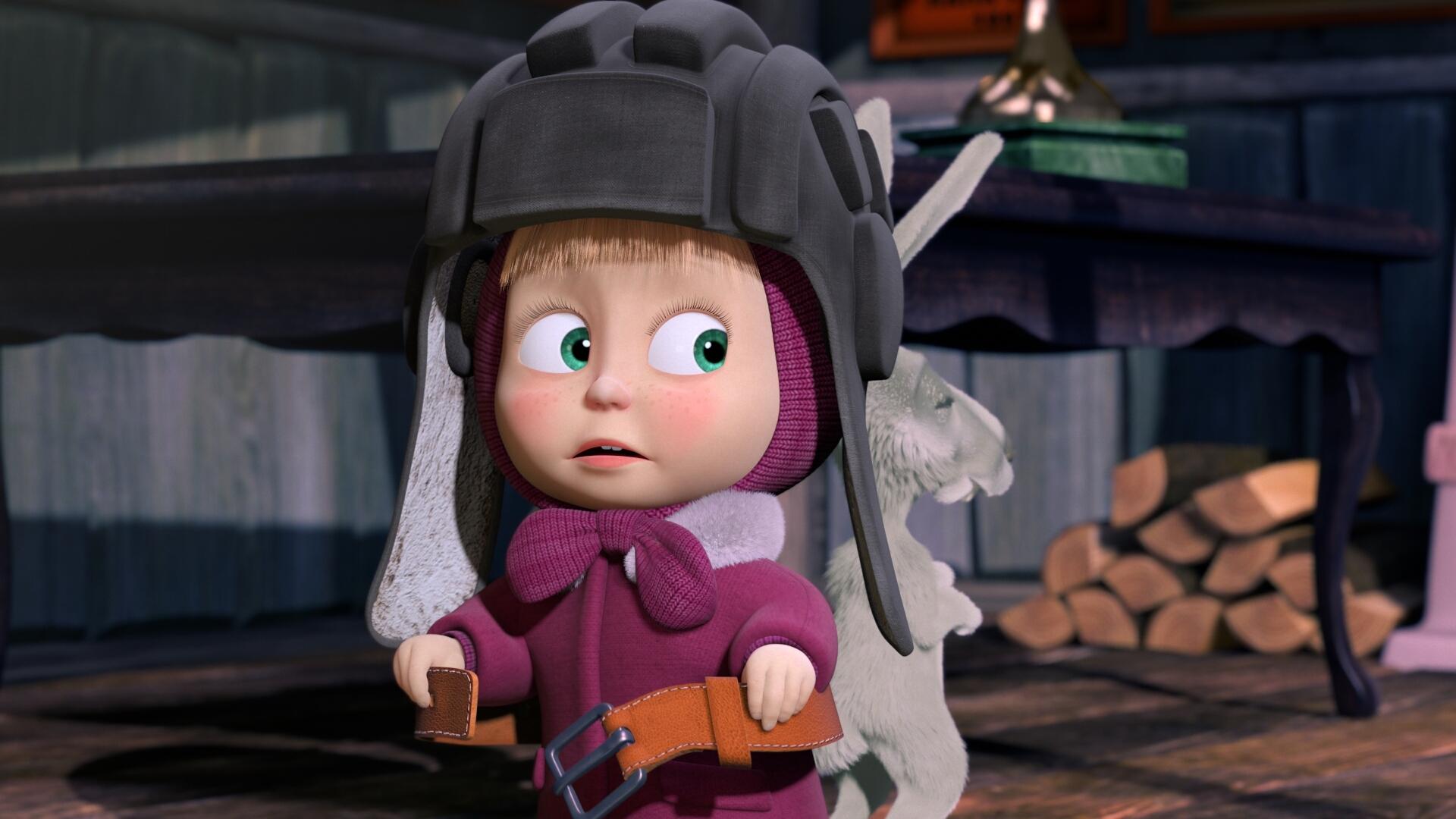 1920x1080 Download Masha And The Bear wallpaper for mobile phone, free Masha And The Bear HD picture