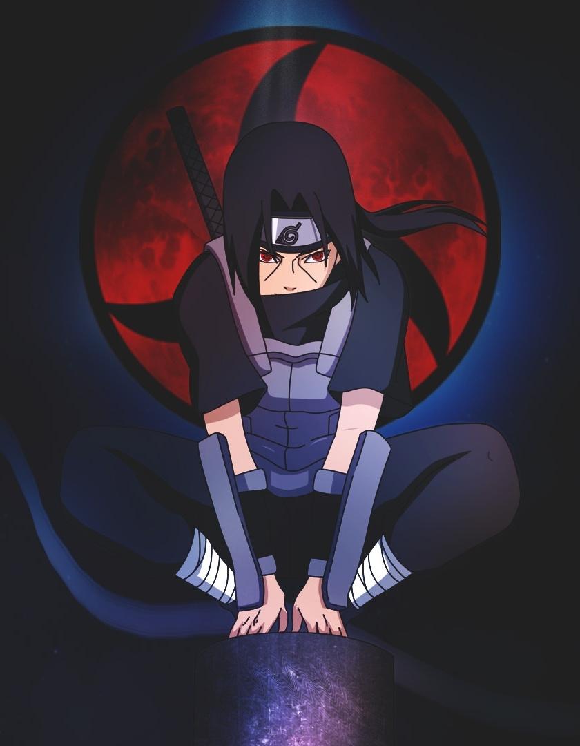 840x1080 Download Itachi Uchiha, warrior, anime boy, Naruto Shippūden wallpaper, 840x iPhone iPhone 4S, iPod touch