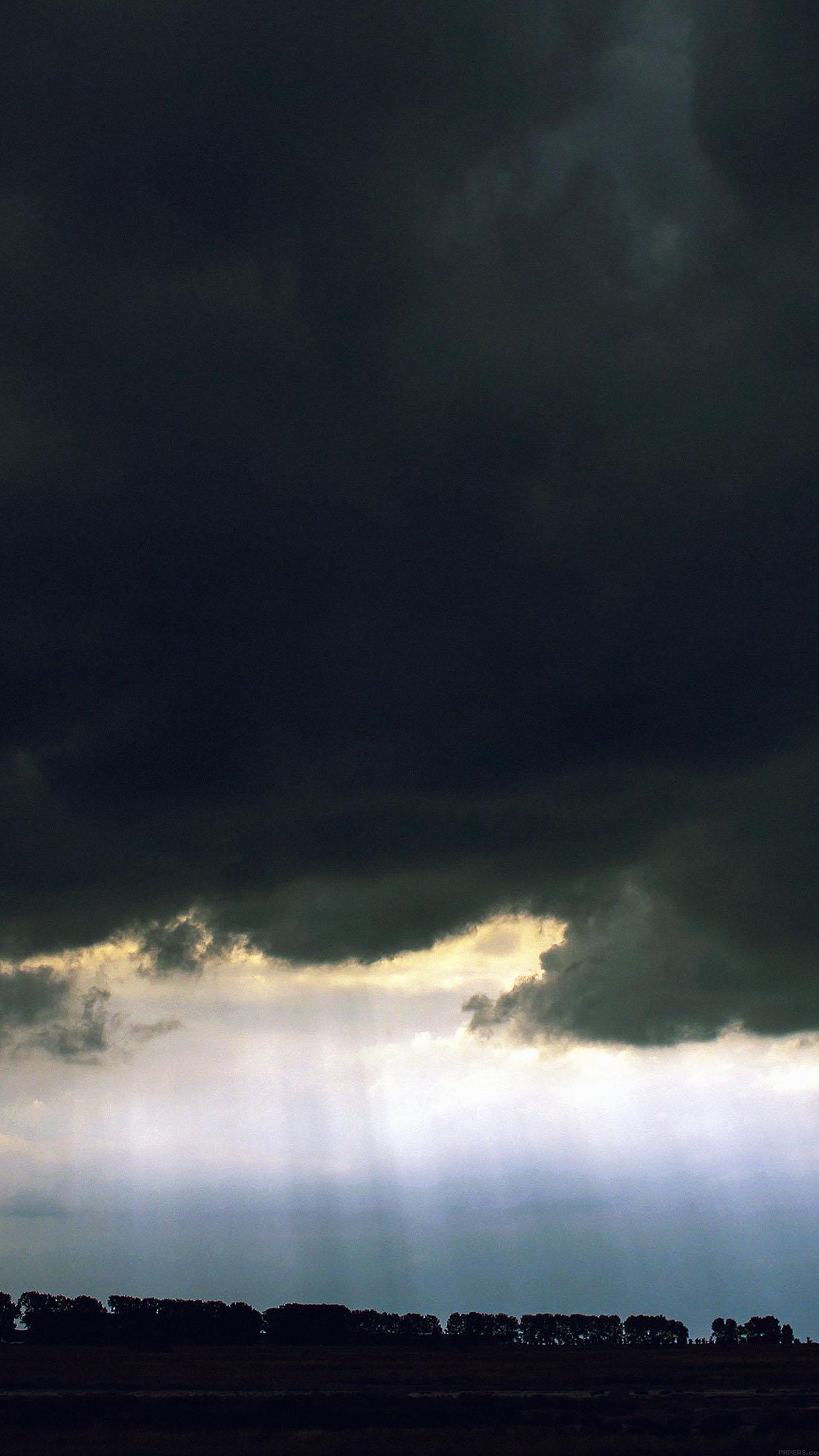 1242x2208 Wallpaper Dramatic Sky Cloud Storm