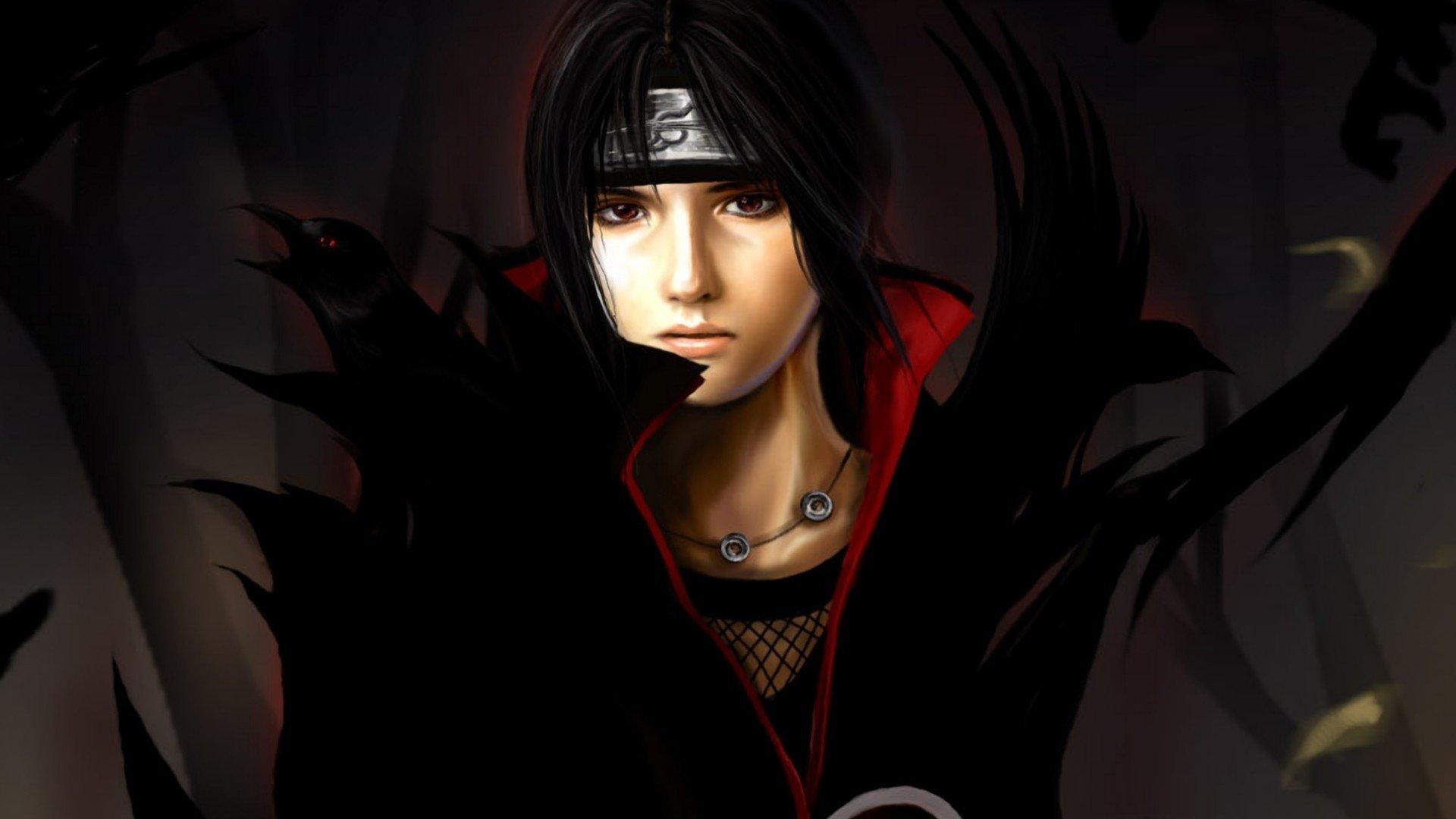 1920x1080 anime, Series, Naruto, Uchiha, Itachi, Kid, Crows, Bird, Character Wallpaper HD / Desktop and Mobile Background