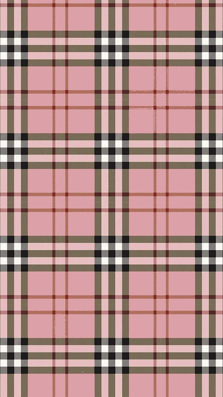 750x1334 Pink plaid phone wallpaper. Holographic wallpaper, Plaid wallpaper, iPhone wallpaper pattern