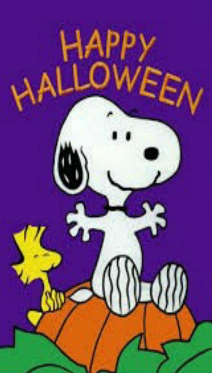 715x1259 Snoopy Halloween Wallpaper