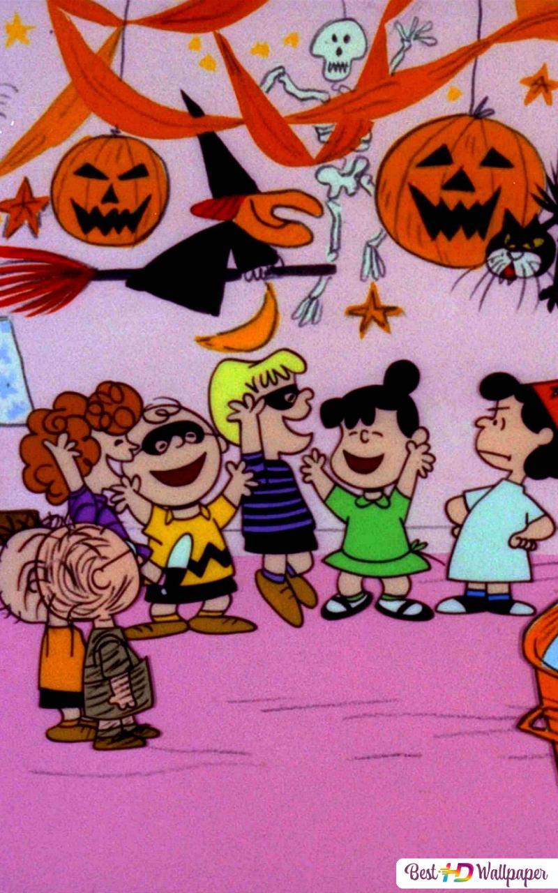 800x1280 Peanuts' Halloween HD wallpaper download