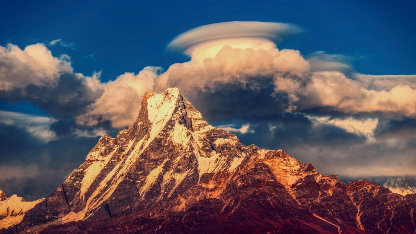 1366x768 Full HD Nepal, Himalayas Nature Mountain Wallpaper 99NatureWallpaper