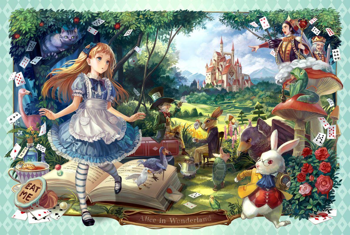 1192x800 alice (wonderland) alice in wonderland animal bird book cheshire cat