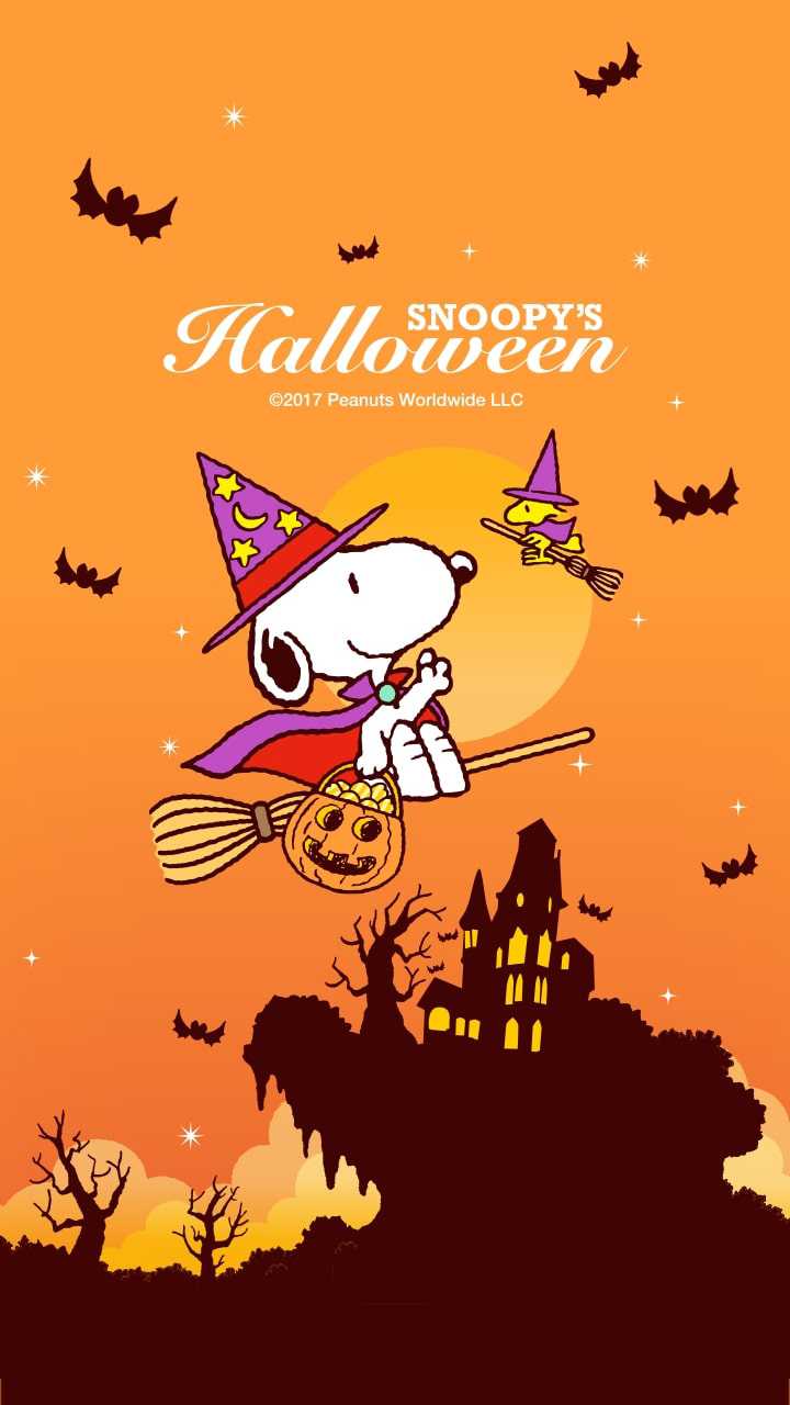 720x1280 Snoopy Halloween Wallpaper
