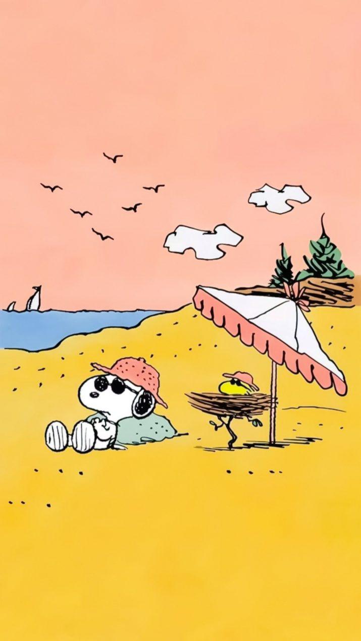 715x1271 Snoopy Halloween Wallpaper