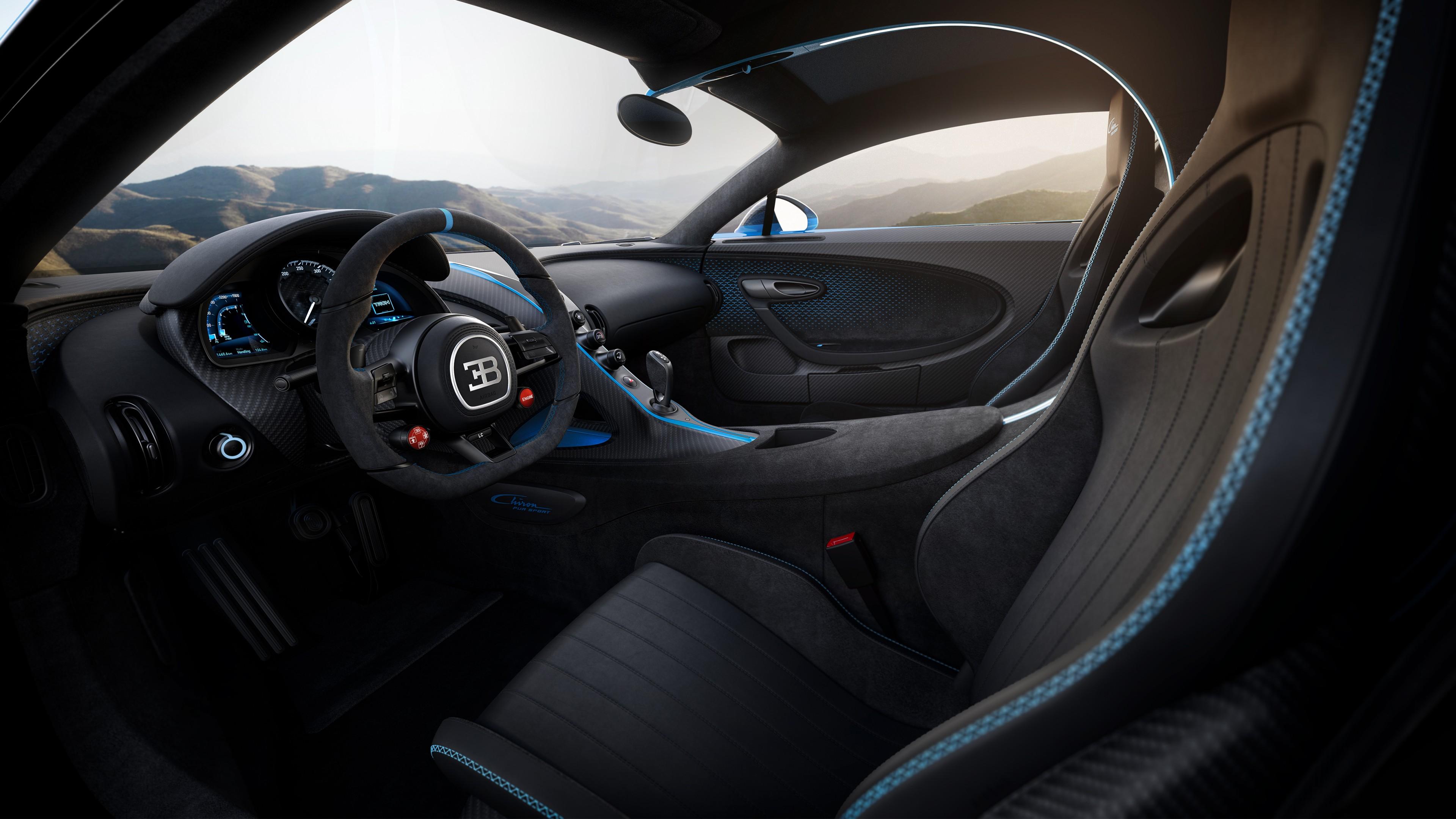 3840x2160 Wallpaper Bugatti Chiron Pur Sport, 2020 cars, supercar, 4K, Cars & Bikes