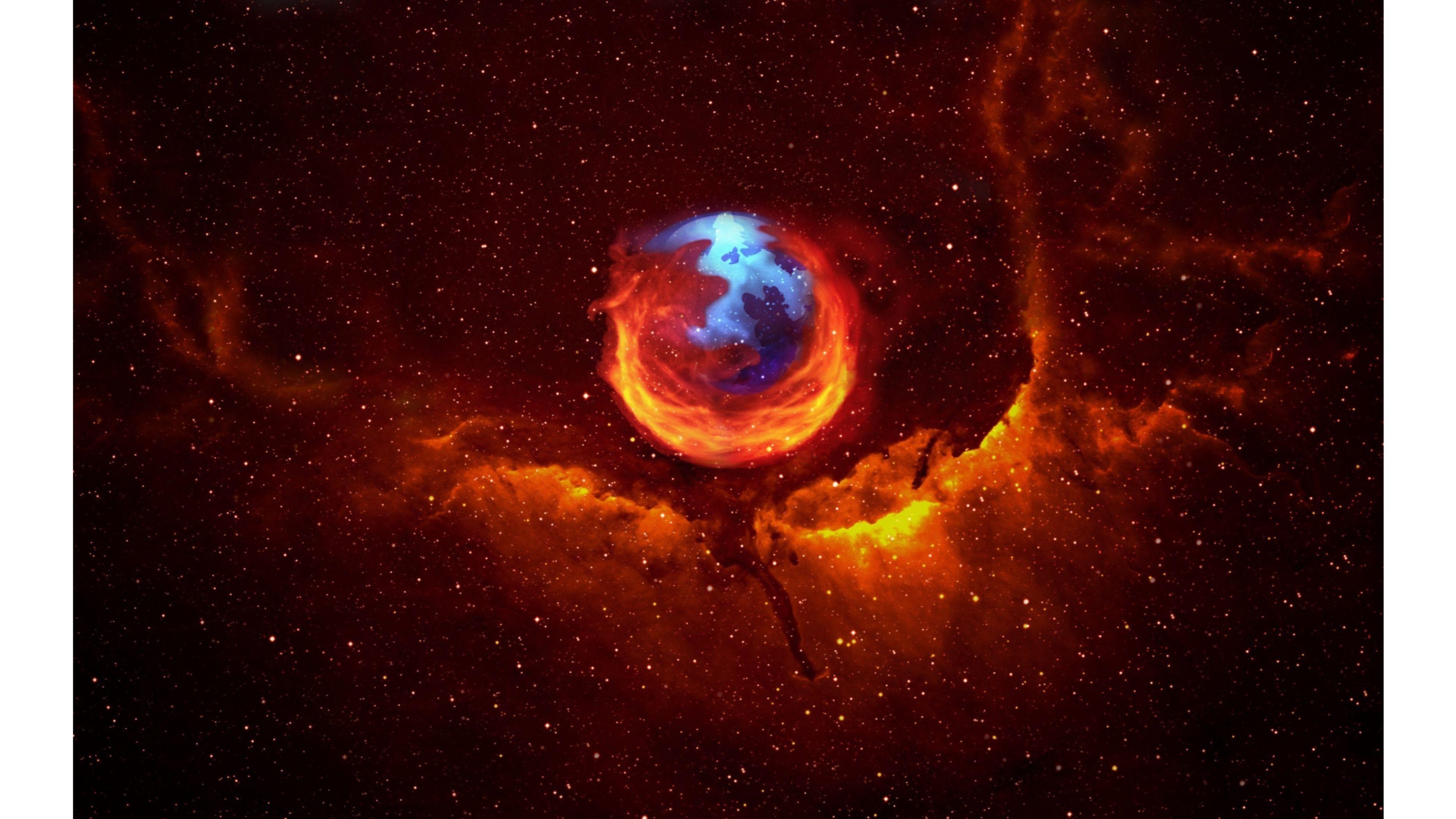 3840x2160 Red and Blue Galaxy Wallpaper