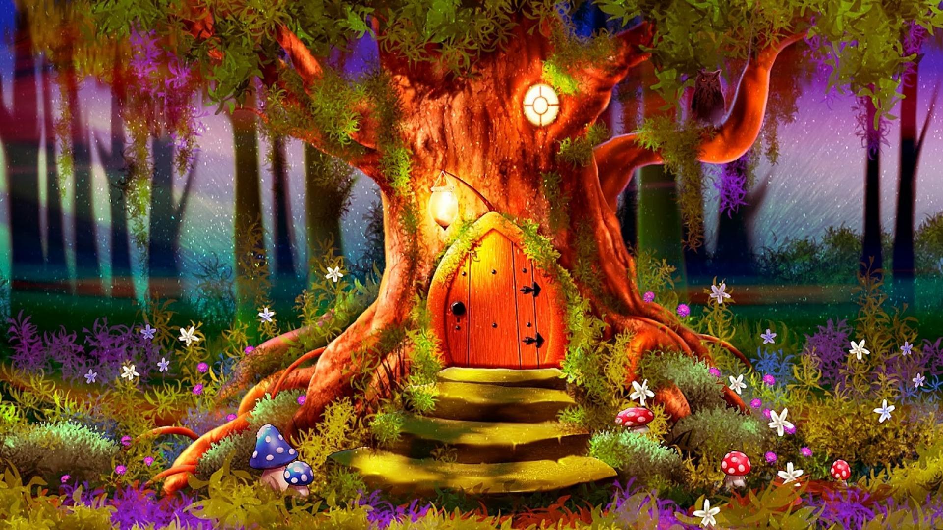 1920x1080 Magic House Wallpaper