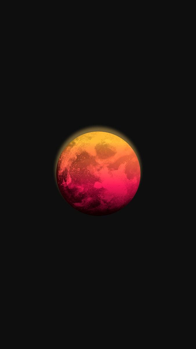 675x1200 Galaxy mars iPhone wallpaper, black