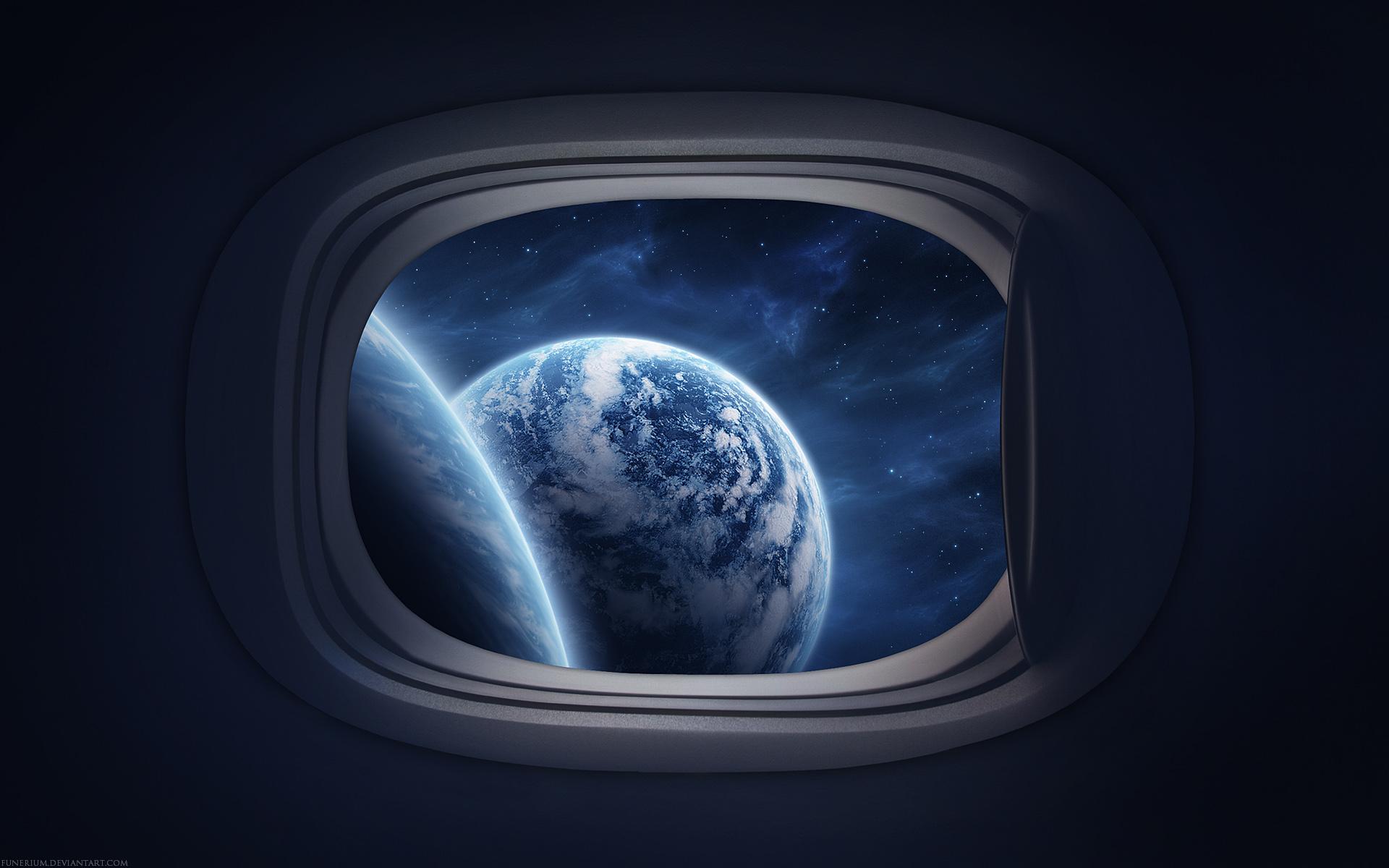 1920x1200 Windows Space Wallpaper