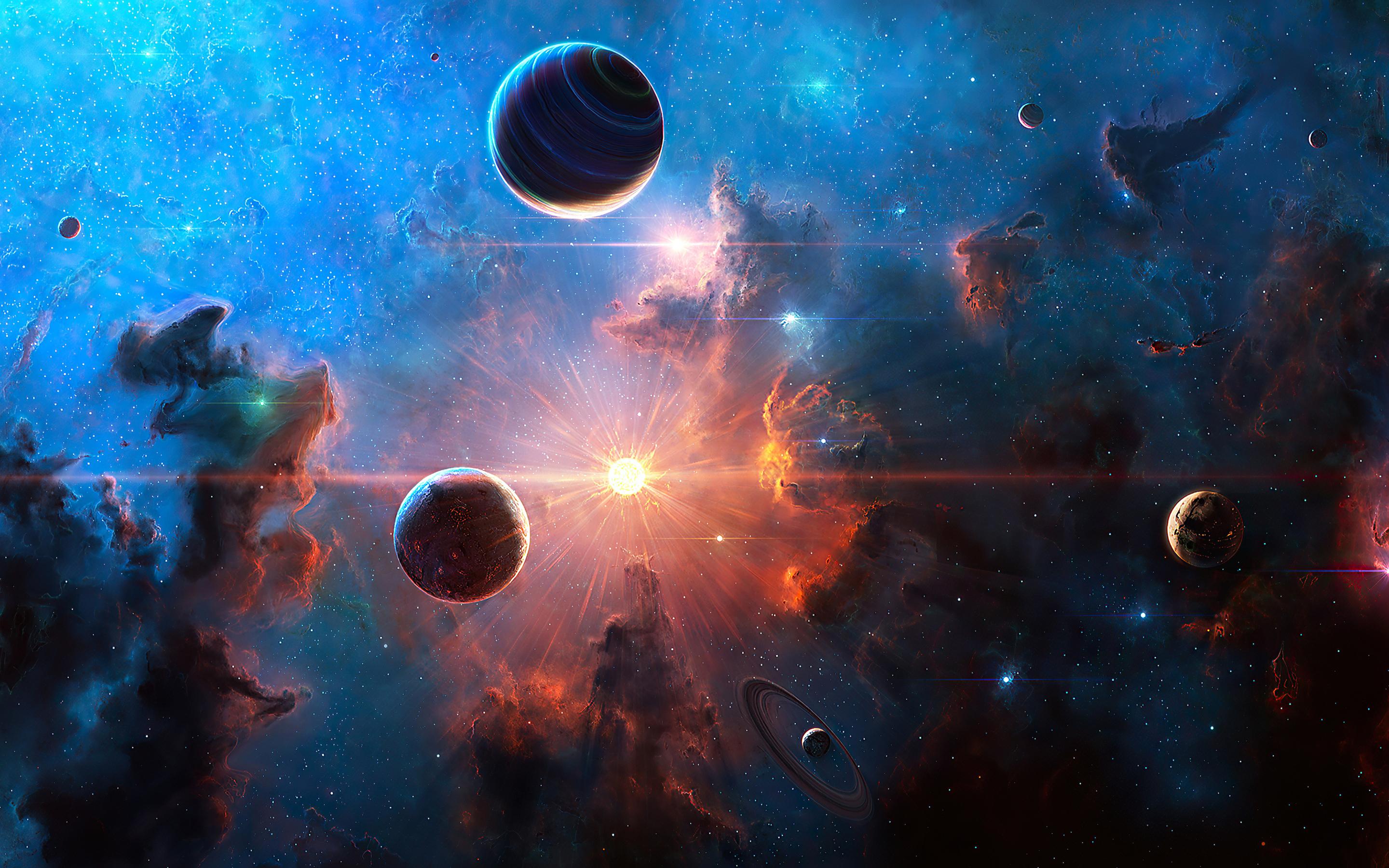 2880x1800 Neblua Space Planet Art 4k Macbook Pro Retina HD 4k Wallpaper, Image, Background, Photo and Picture
