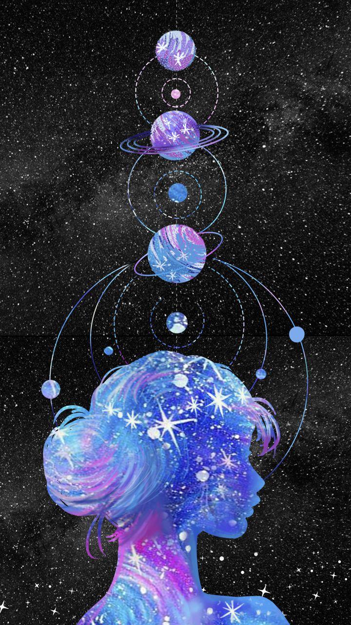 720x1280 Image uploaded Find image and videos about girl, pretty and hipster on We Hea. Wallpaper space, Cute wallpaper background, Galaxy wallpaper