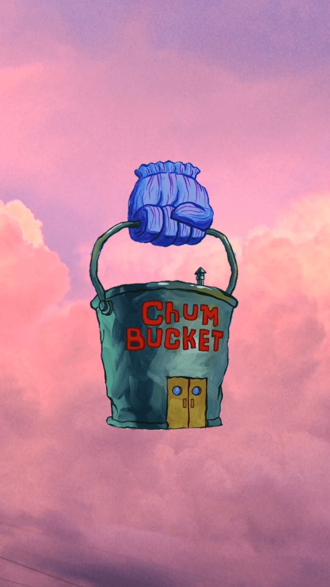 Hình nền thẩm mỹ 1080x1920 Krusty Krab & Chum Bucket Spongebob