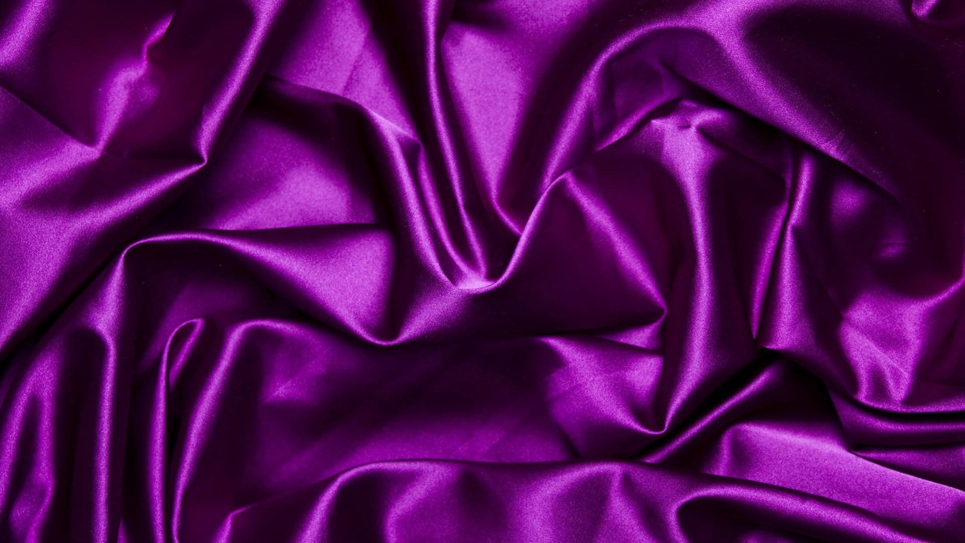 1920x1080 Purple Shiny Satin Cloth HD Purple Wallpaper