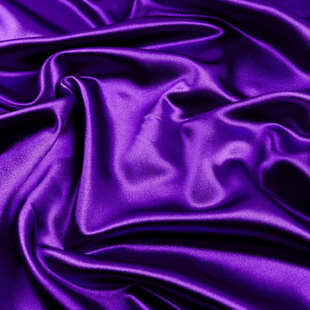 1080x1080 Heavy Crepe Back Satin Purple