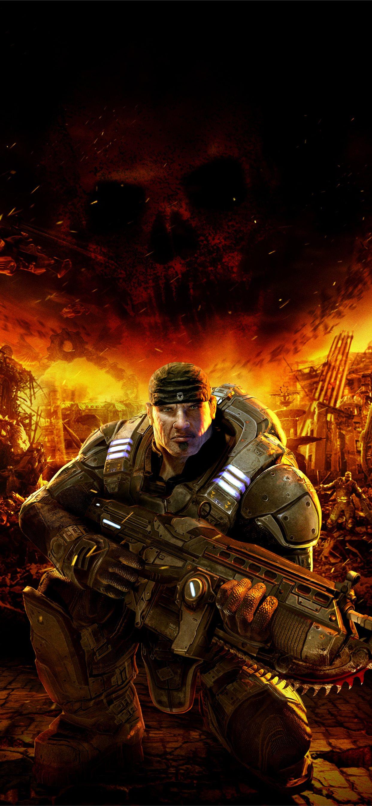 1242x2688 gears of war 5k iPhone X Wallpaper Free Download