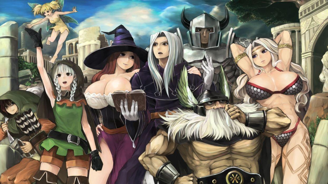 1244x700 DRAGONS CROWN Anime Action Rpg Fantasy Family Medieval Fighting Dragons Crown (19) Wallpaperx1080
