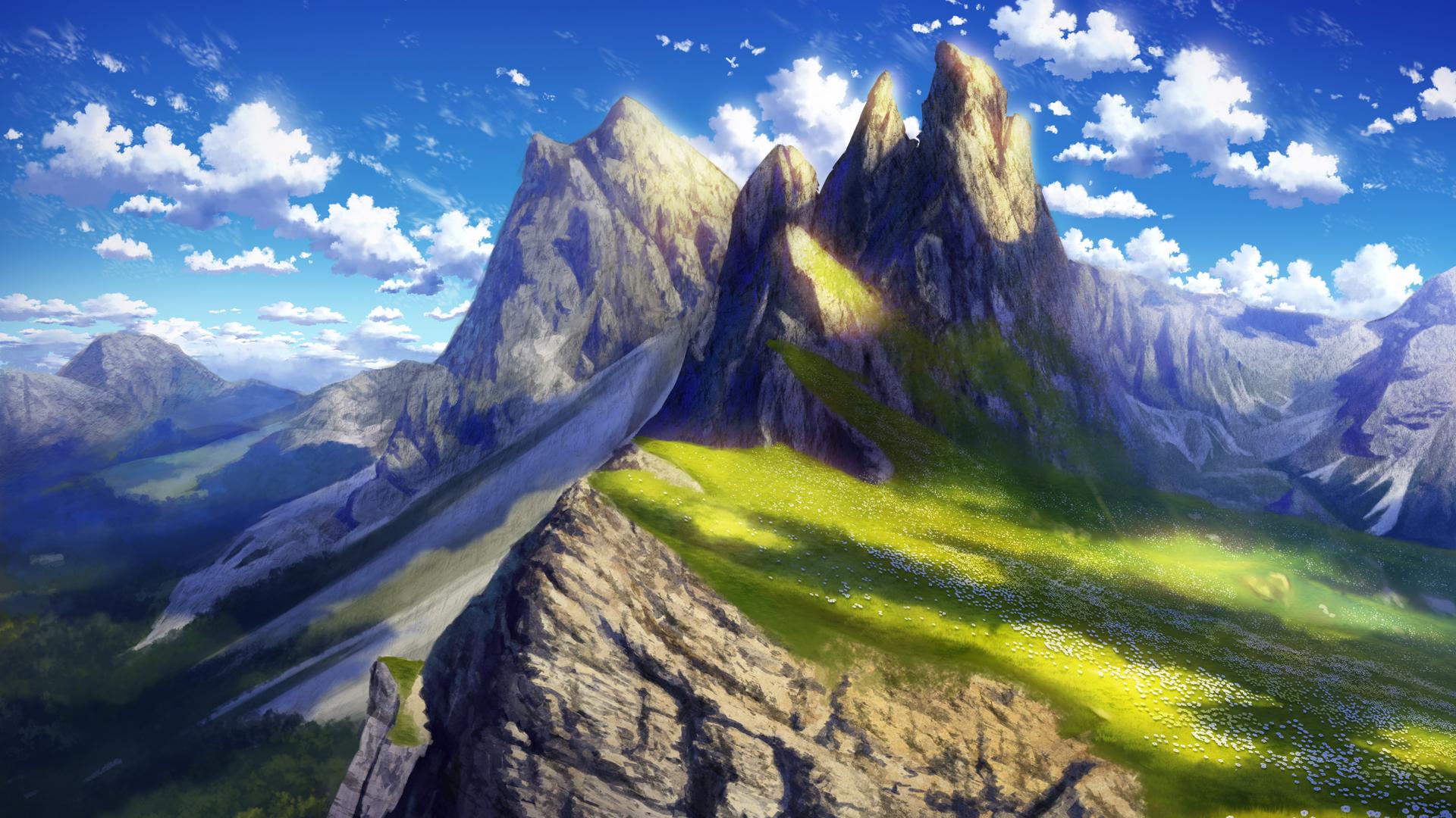 1920x1080 Anime Landscape 4k Laptop Full HD 1080P HD 4k Wallpaper, Image, Background, Photo and Picture