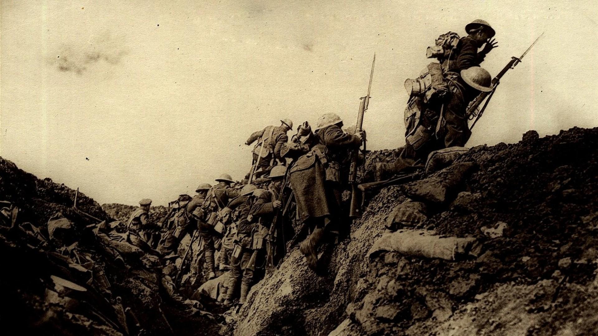 1920x1080 Military World War I Trenches British Army History Wallpaper:1920x1080