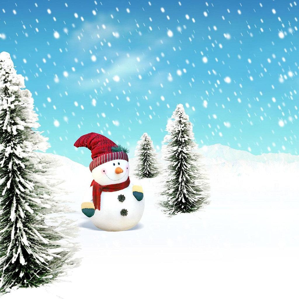 1024x1024 Free iPad Wallpaper Christmas