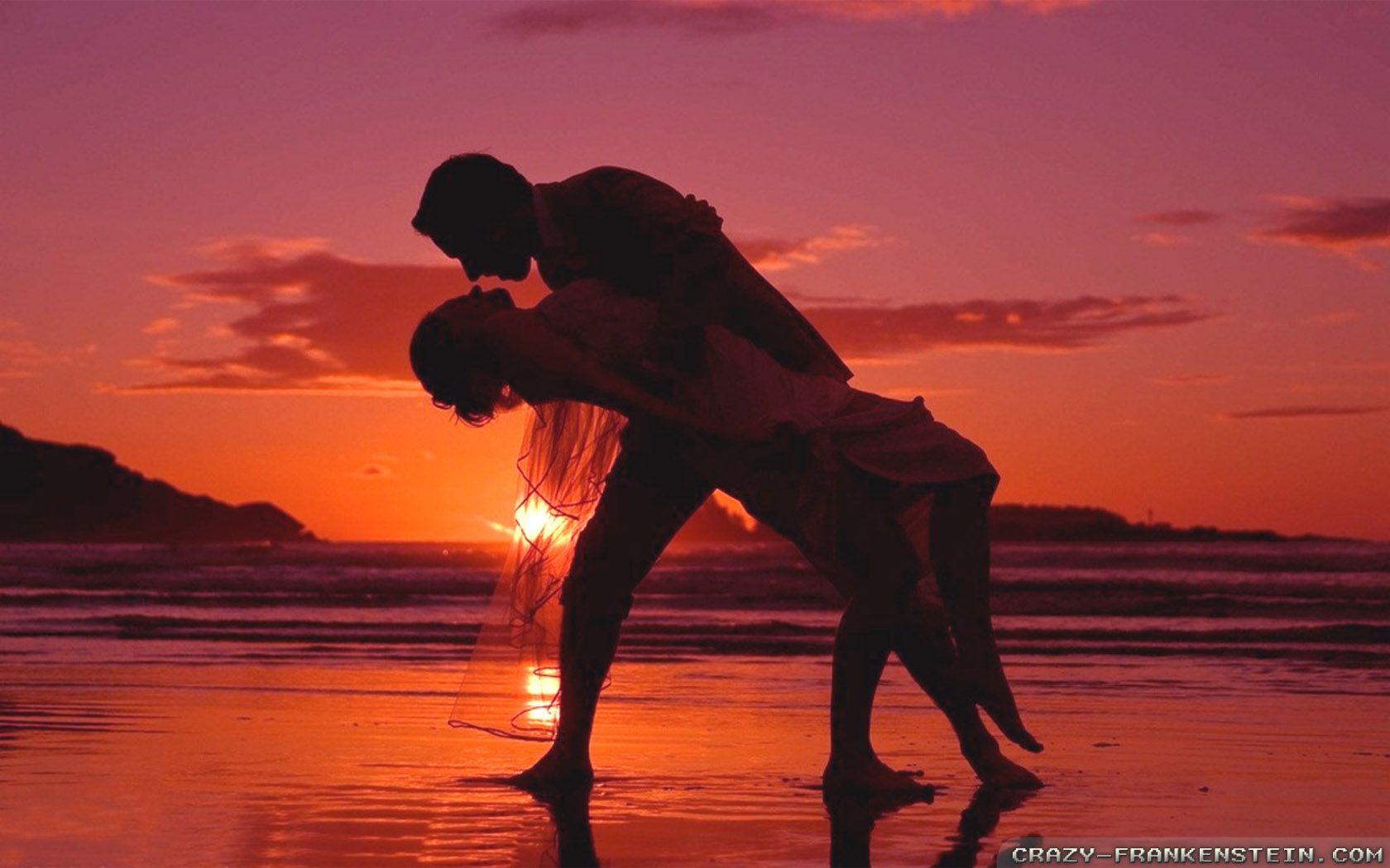1680x1050 Sunset Dance Wallpaper