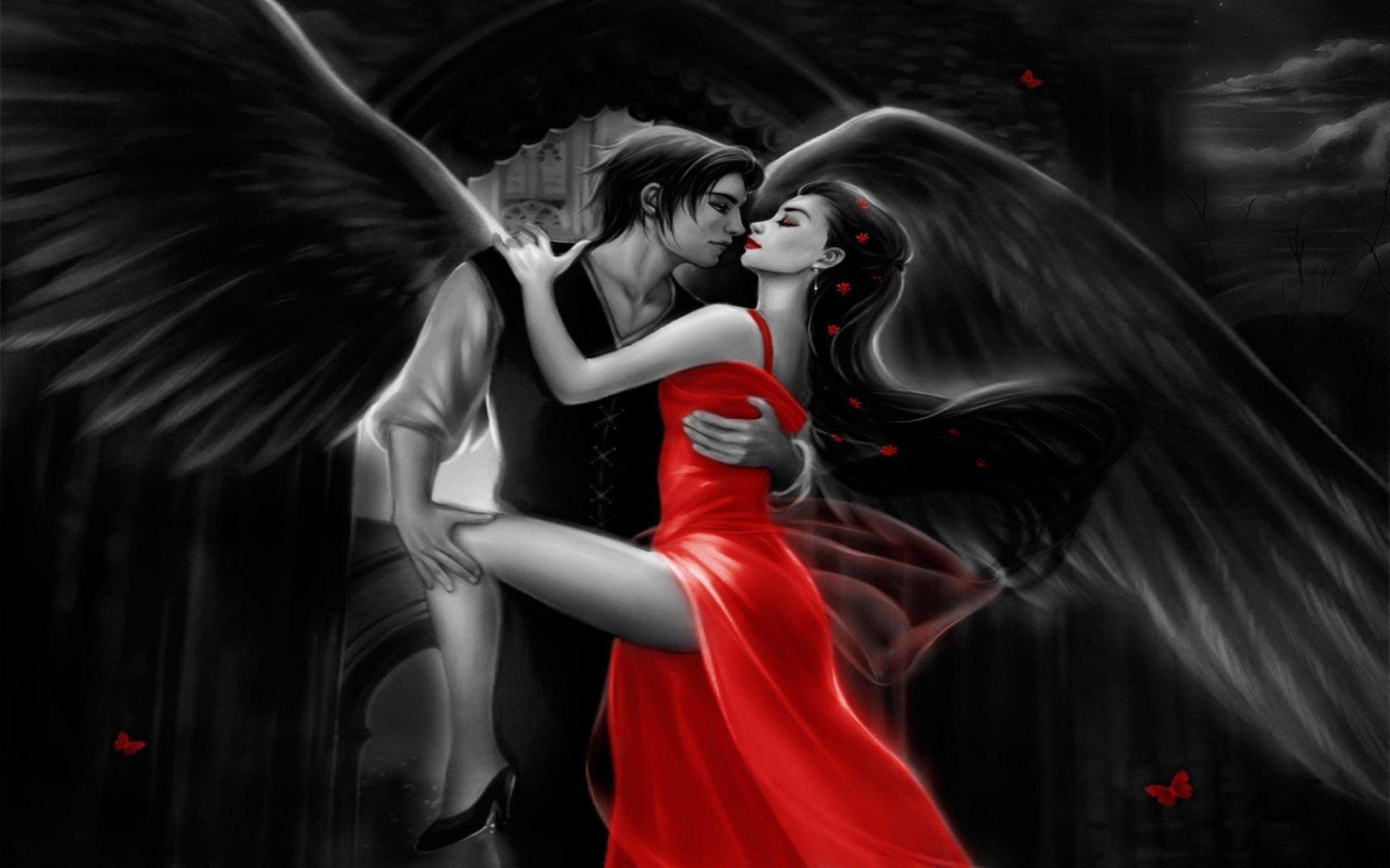 1920x1200 Dark Angel Dance HD Wallpaper