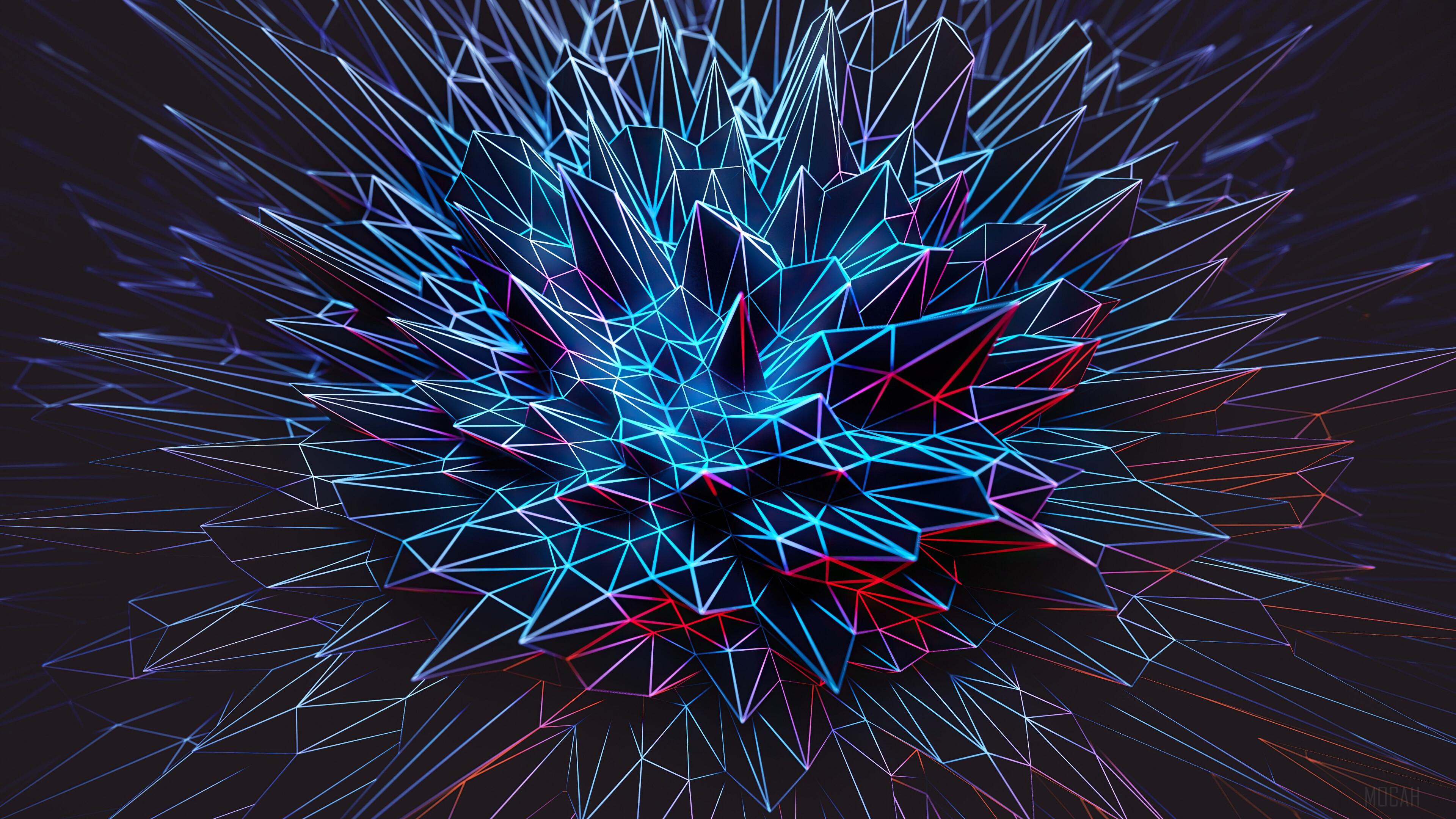 3840x2160 Abstract Polygon 4K Wallpaper