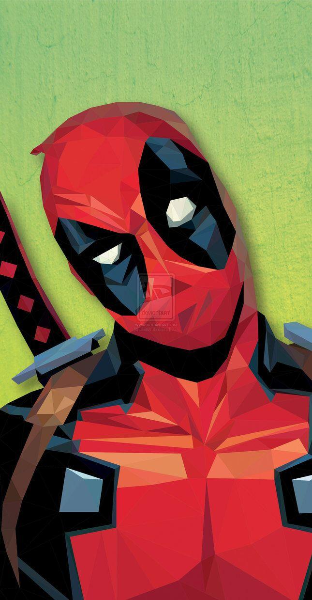 645x1238 Polygons Deapool. Deadpool art, Deadpool wallpaper, Marvel artwork