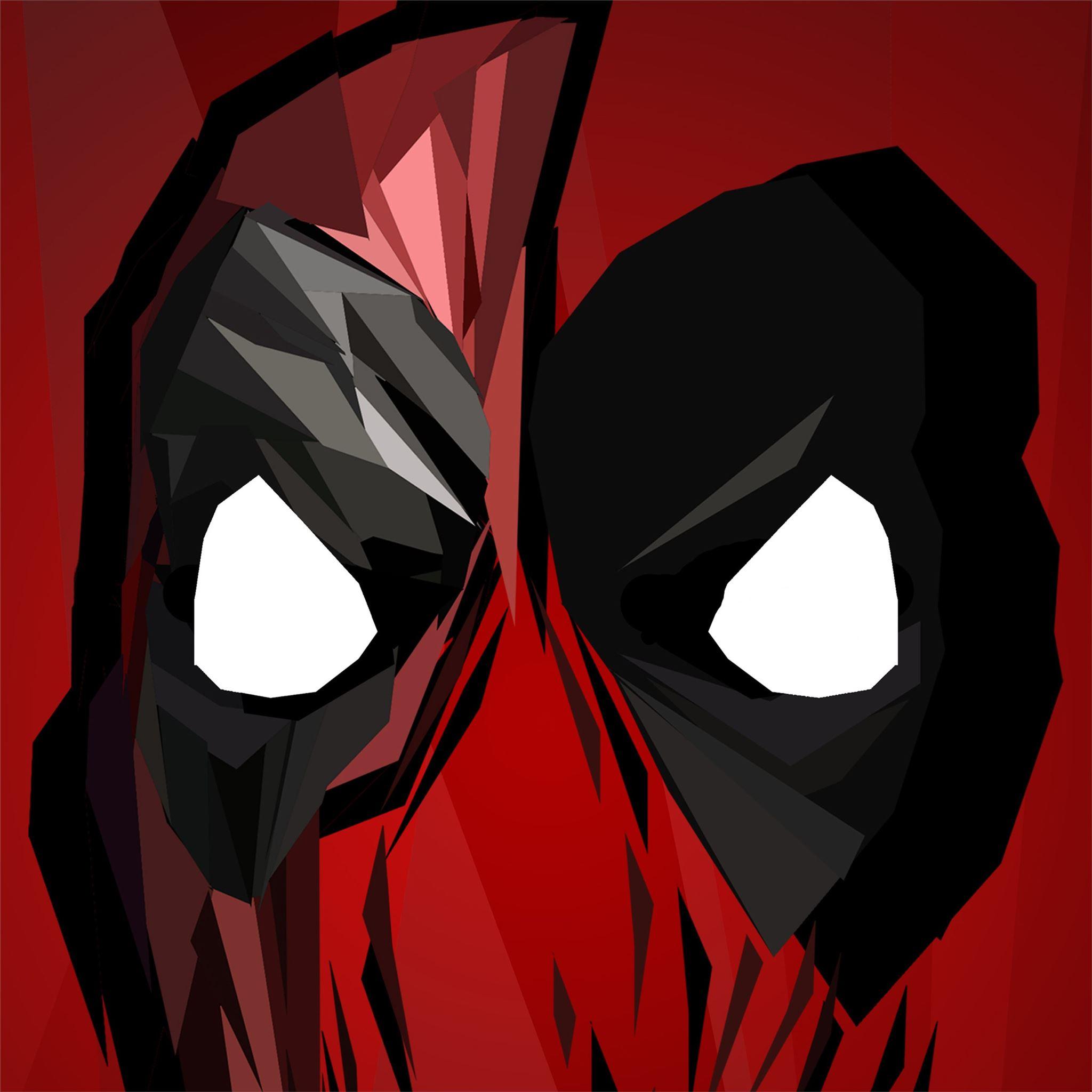 2048x2048 deadpool 4k artwork iPad Air Wallpaper Free Download