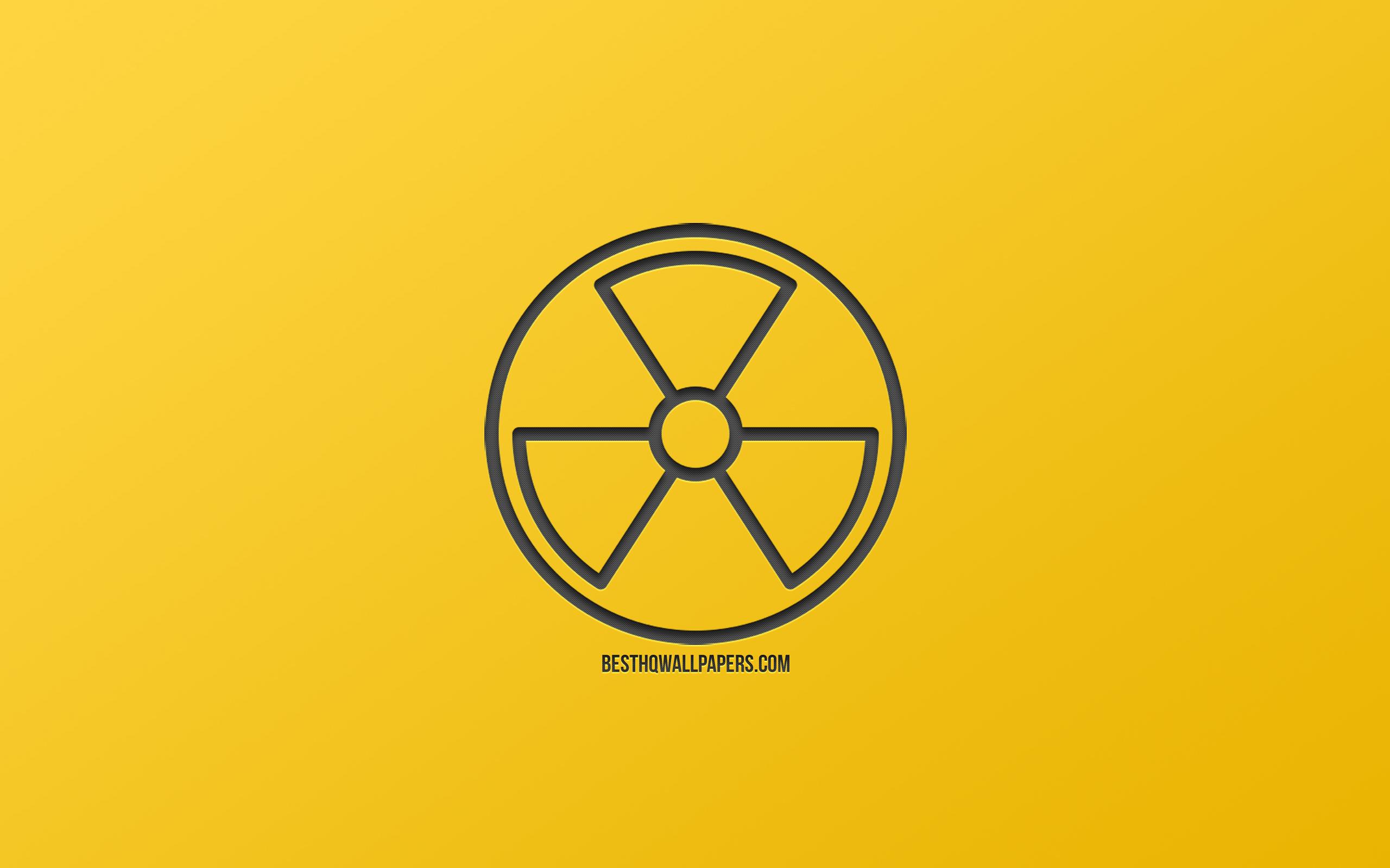 2560x1600 Ionizing Radiation Sign, Hazard Symbol, Radiation Sign