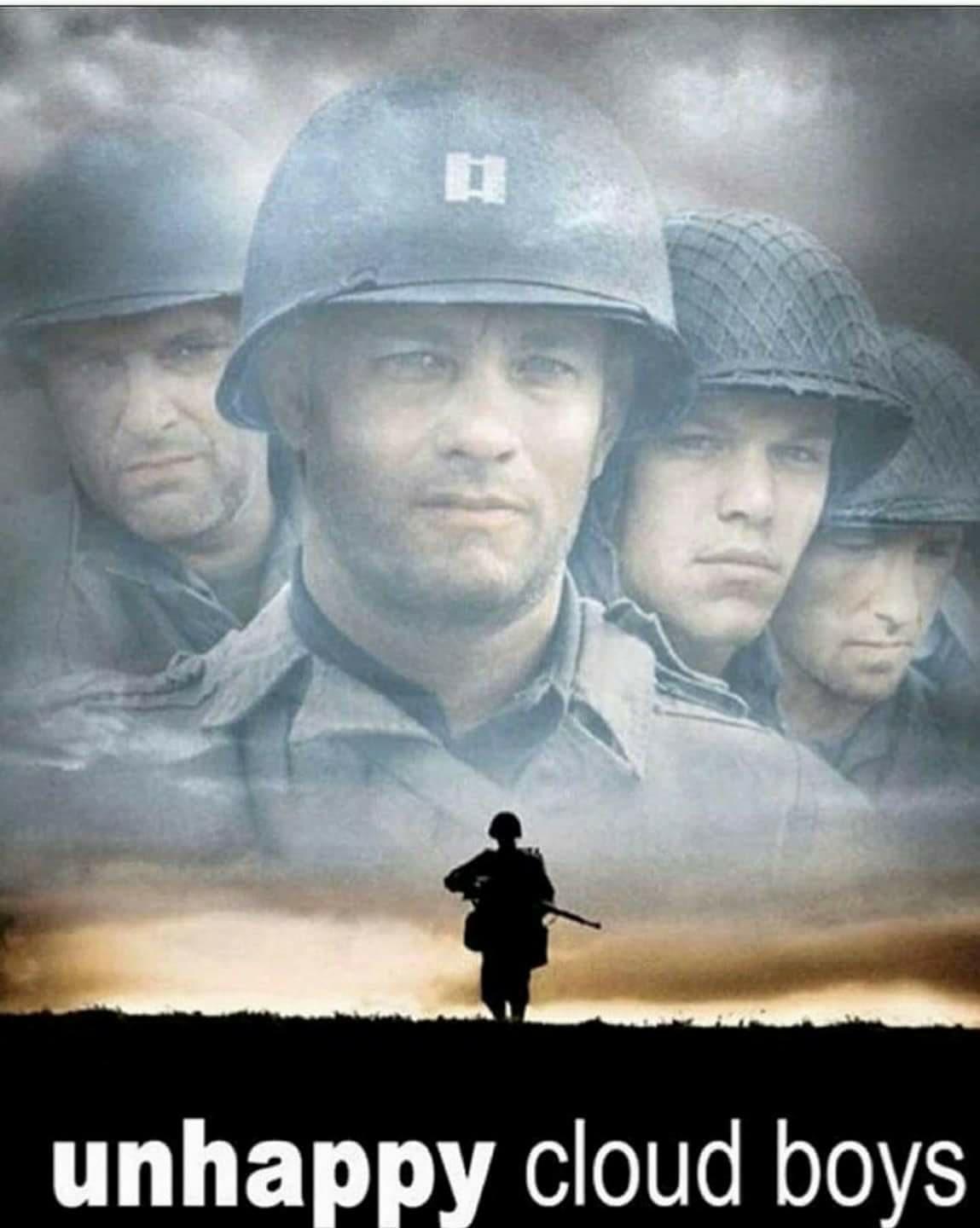 1149x1440 Unhappy Cloud Boys. Saving Private Ryan Sniper Parodies