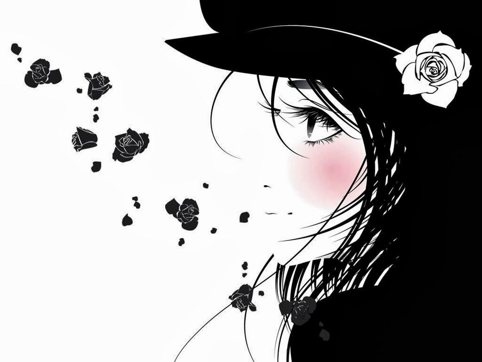 1600x1200 Cute Girl Emo Anime