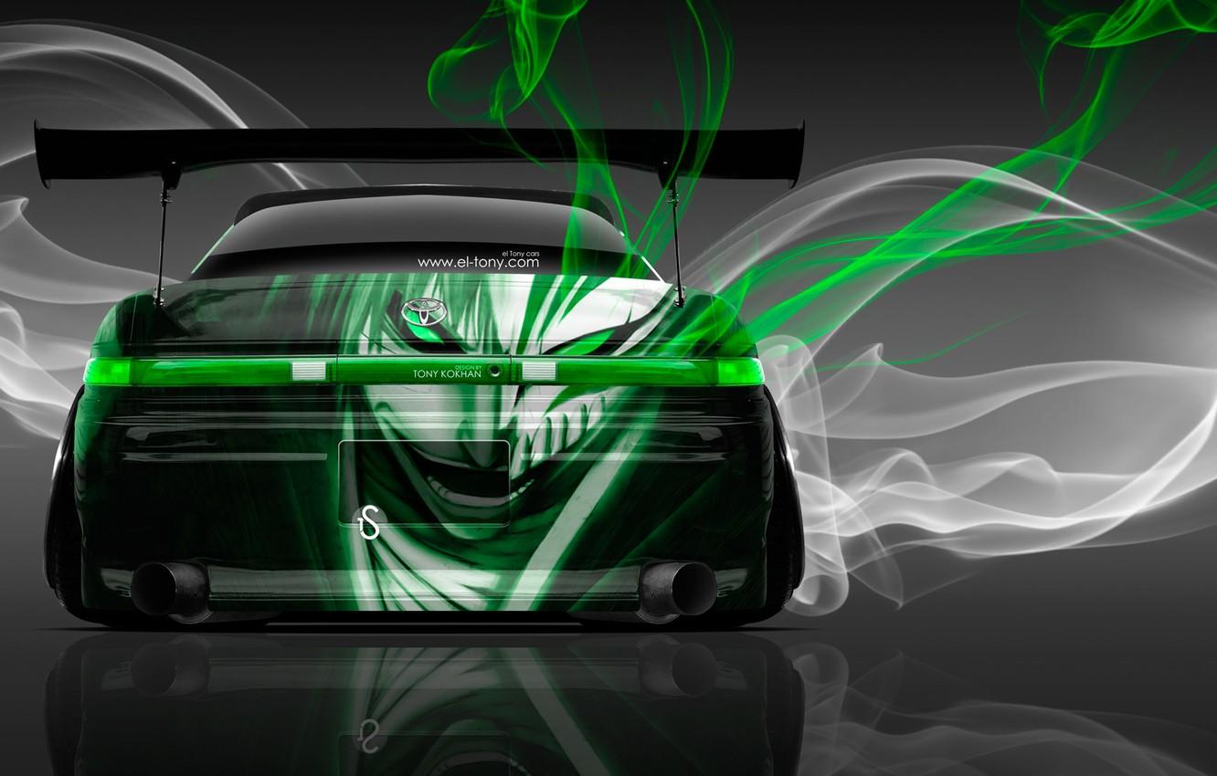 1332x850 Wallpaper Smoke, Green, Tuning, Style, Wallpaper, Anime, Toyota, Drift, Car, Art, Bleach, Bleach, Anime, Photohop, Photohop, Style image for desktop, section стиль