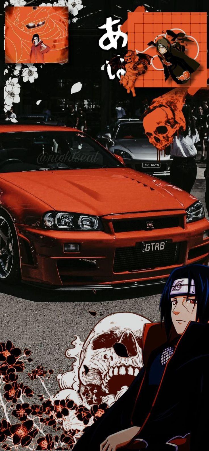 736x1584 jdm x anime. Jdm wallpaper, Car wallpaper, Anime wallpaper