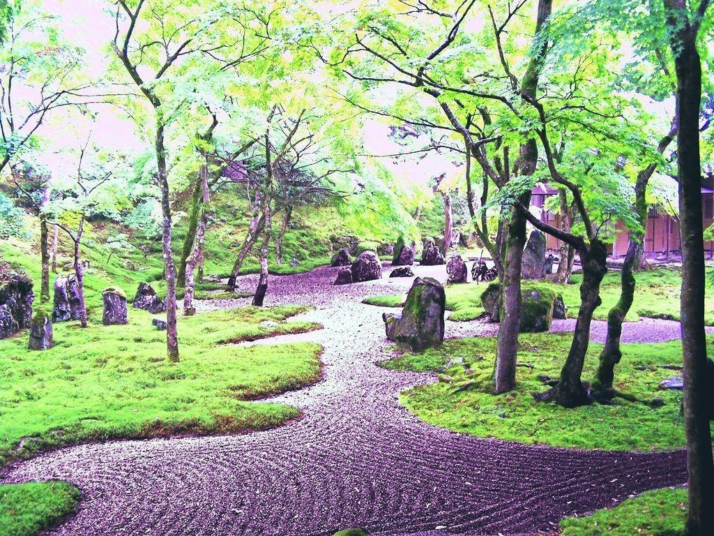 1024x768 Japan Zen Garden Kyushu Chan island HD Background Unique whoopi