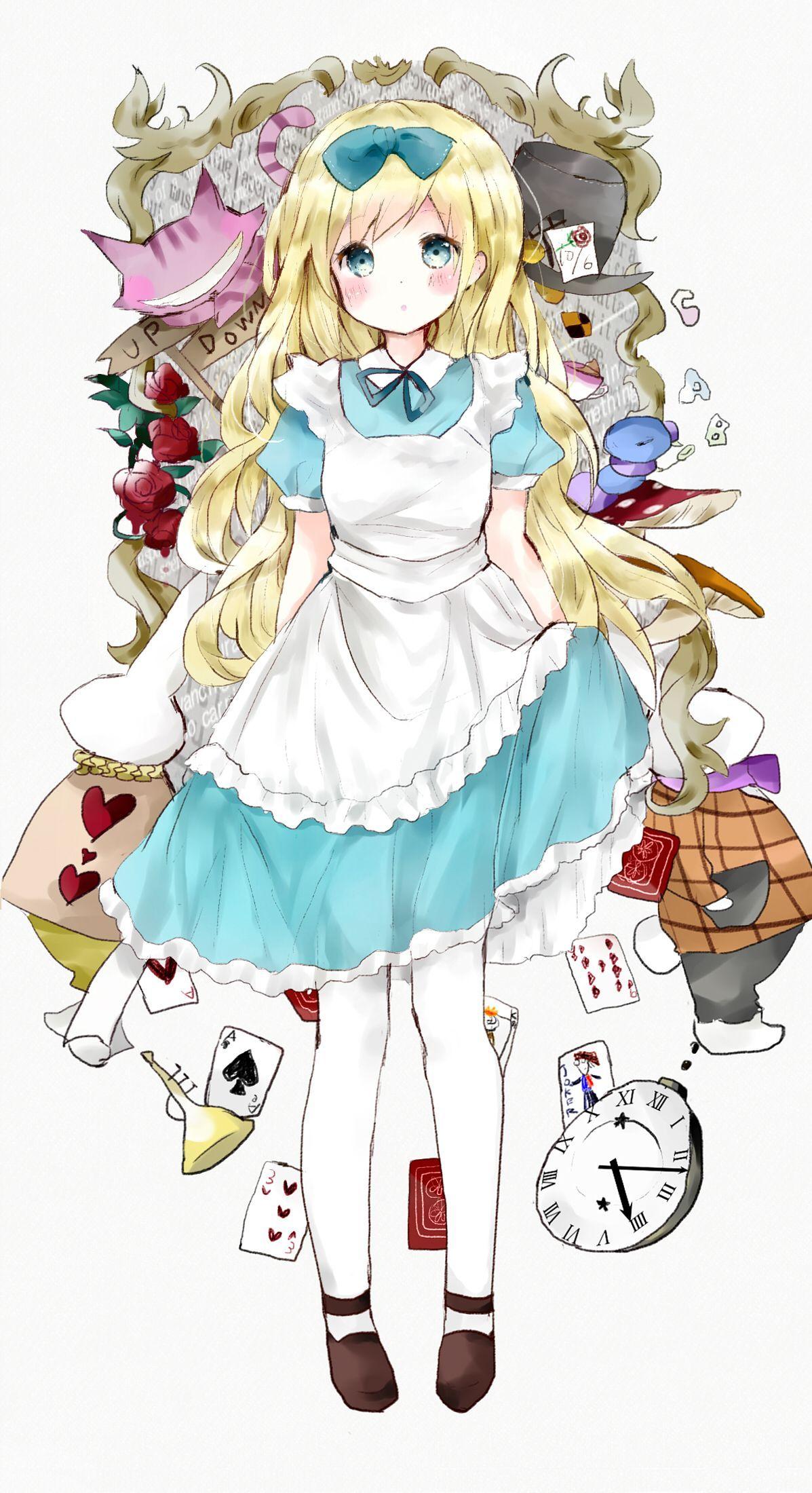 1197x2200 Alice Au Pays Des Merveilles/. Anime & Art