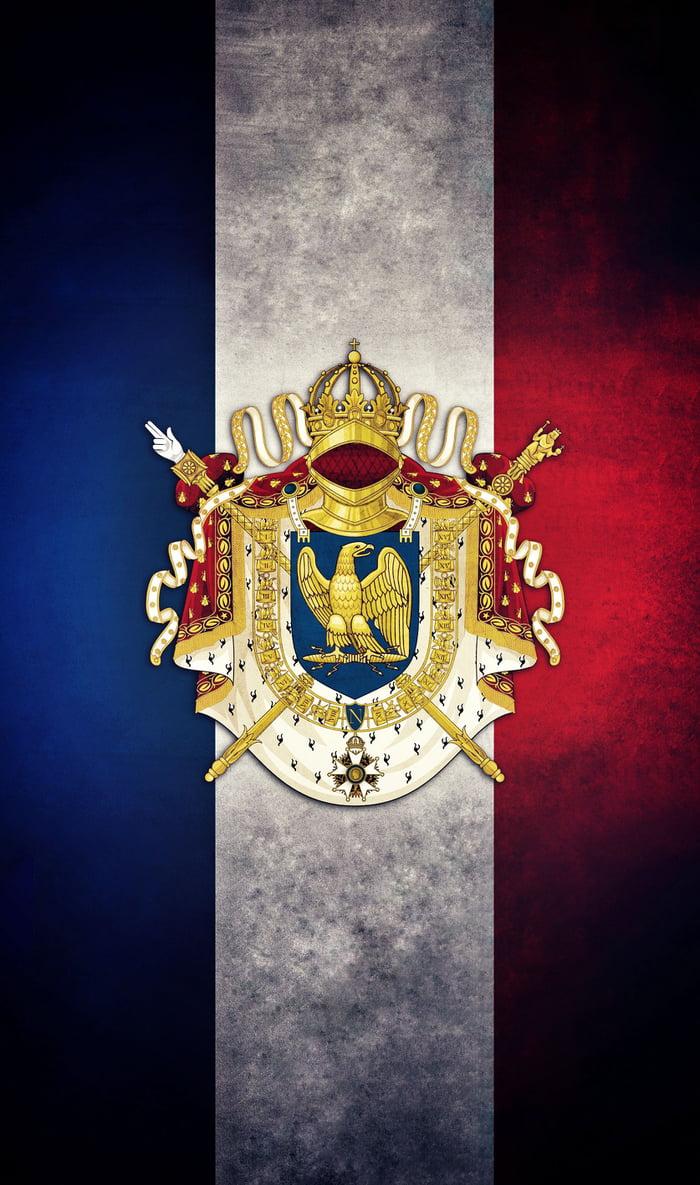 700x1185 French Empire flag