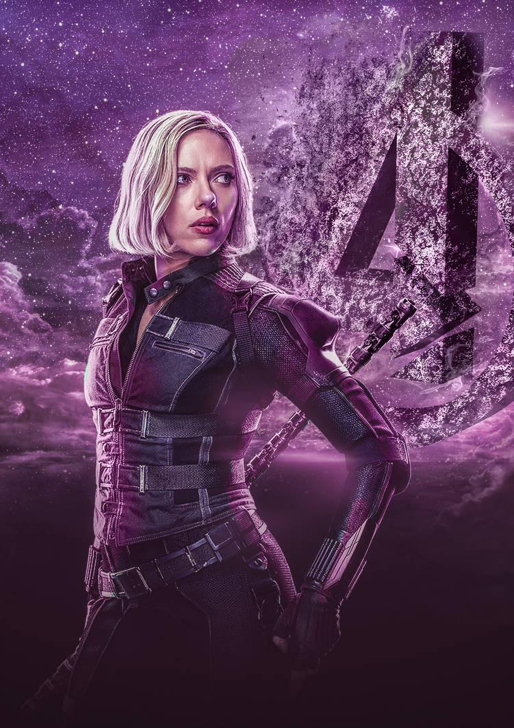751x1063 Black Widow Endgame Wallpaper