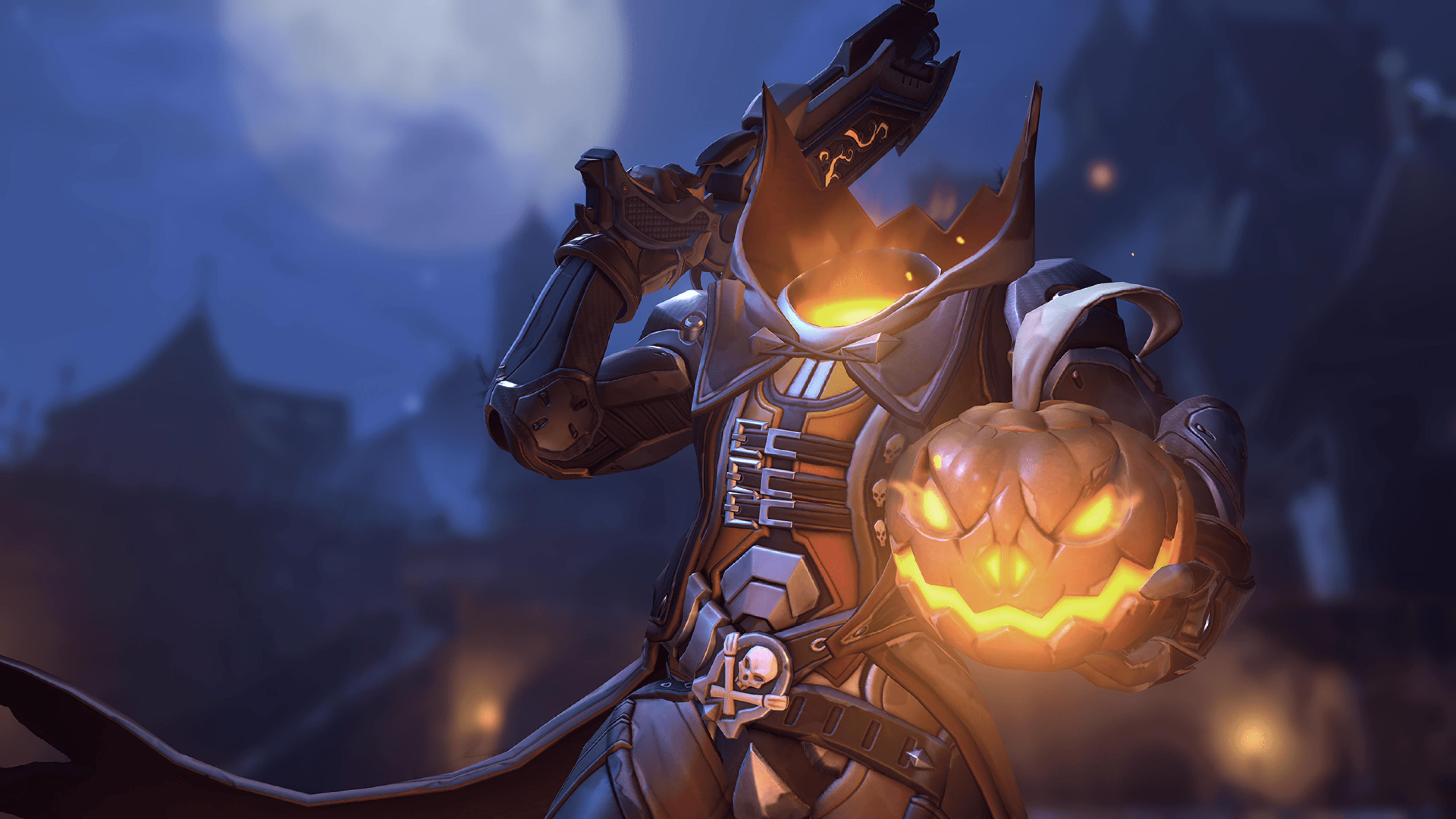 4096x2304 Halloween iMac 5 4K Wallpaper Download