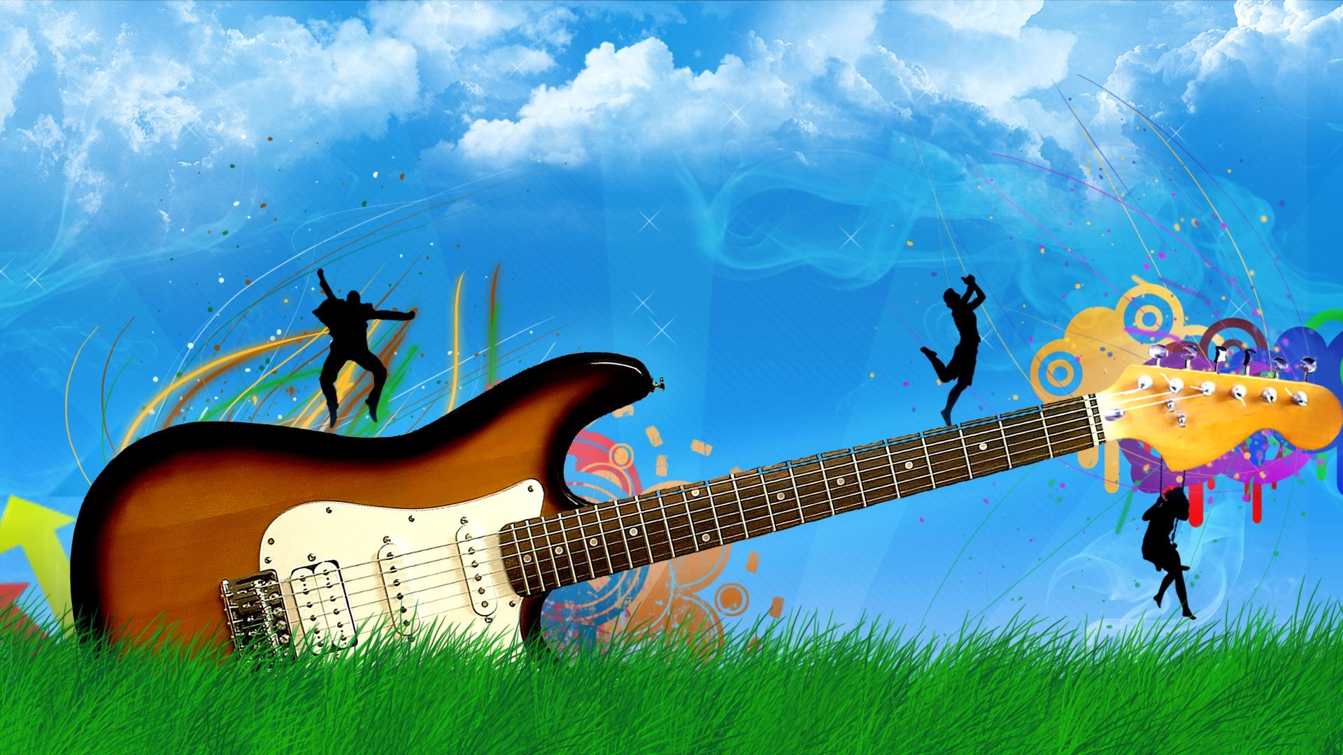 1920x1080 Wallpaper, scenic, marcin, guitar, desktop