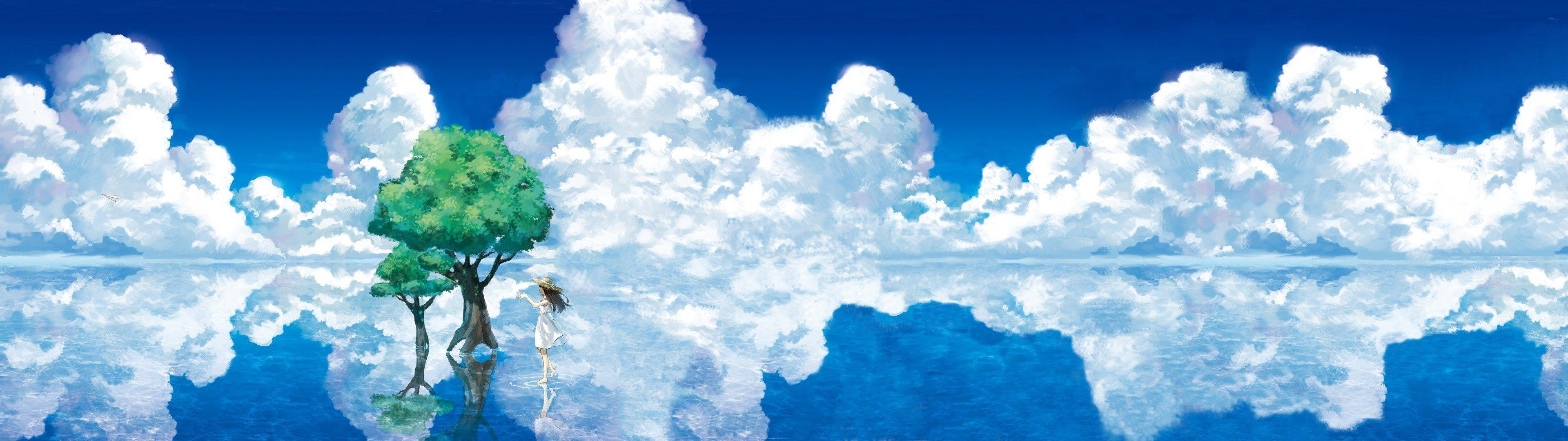 3840x1080 Dual Monitor Anime Wallpaper