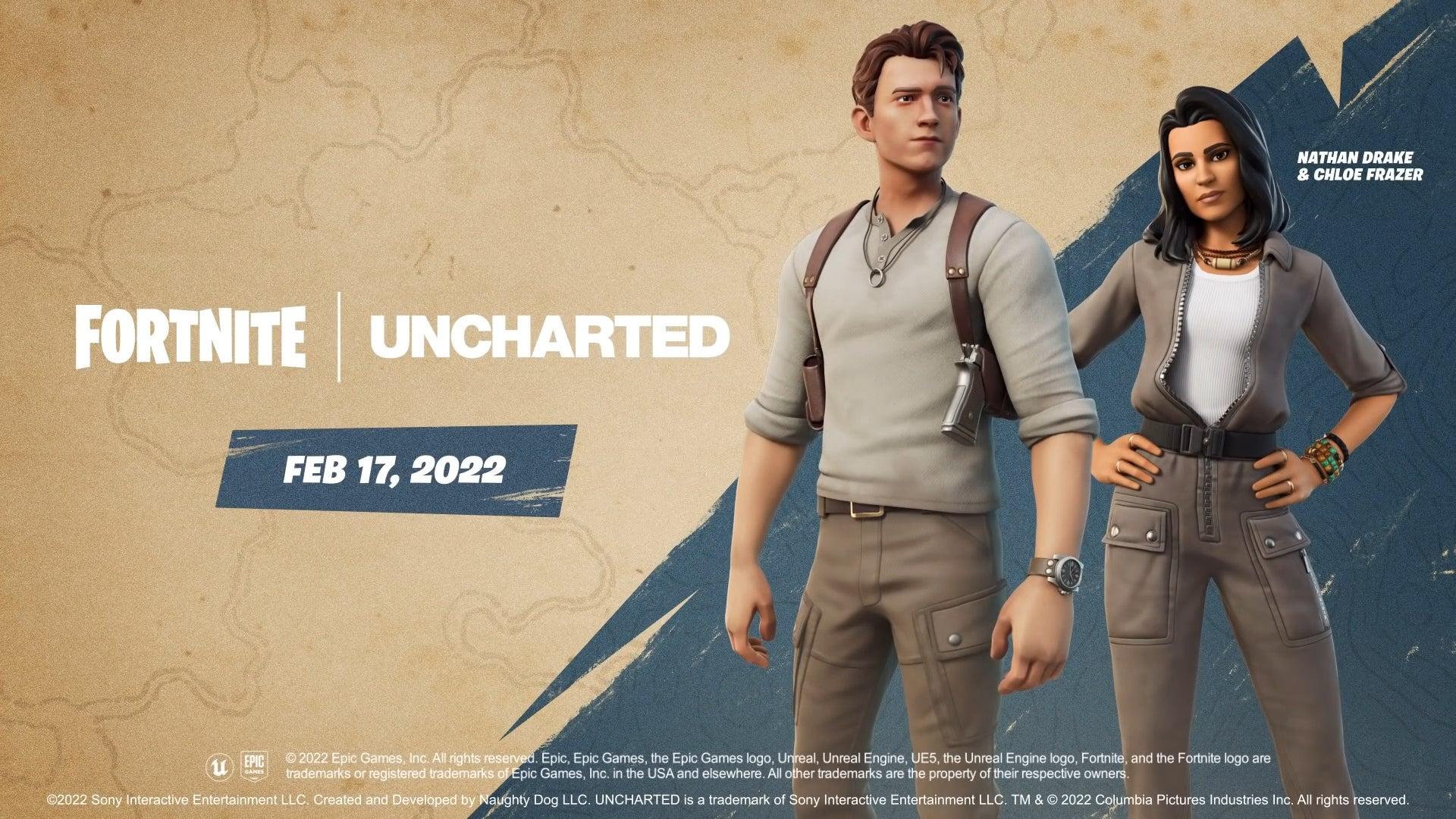 1920x1080 Iconic Uncharted Characters Nathan Drake and Chloe Frazer Come To The Fortnite Island