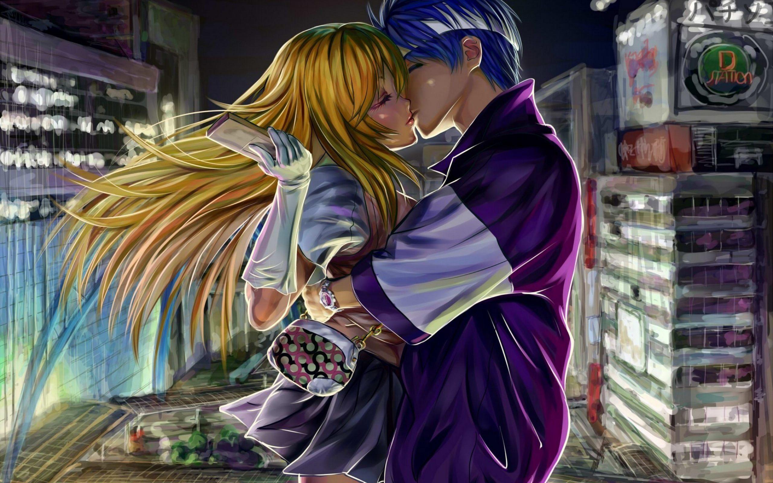 2560x1600 Download Free Cute Anime Couple Background