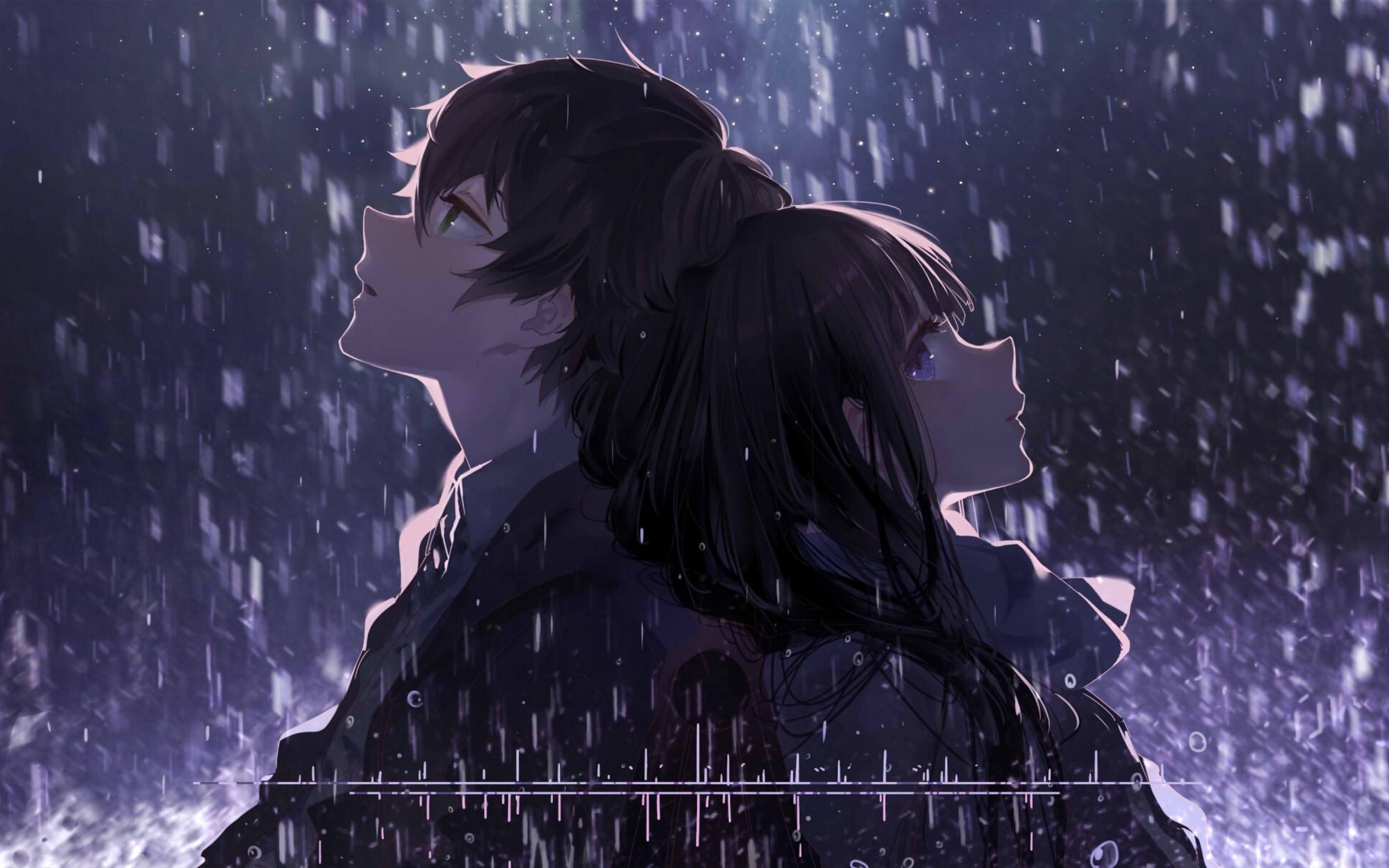 2880x1800 Download 2880x1800 Oreki Houtarou, Chitanda Eru, Anime Couple, Profile View, Romance, Hyouka Wallpaper for MacBook Pro 15 inch