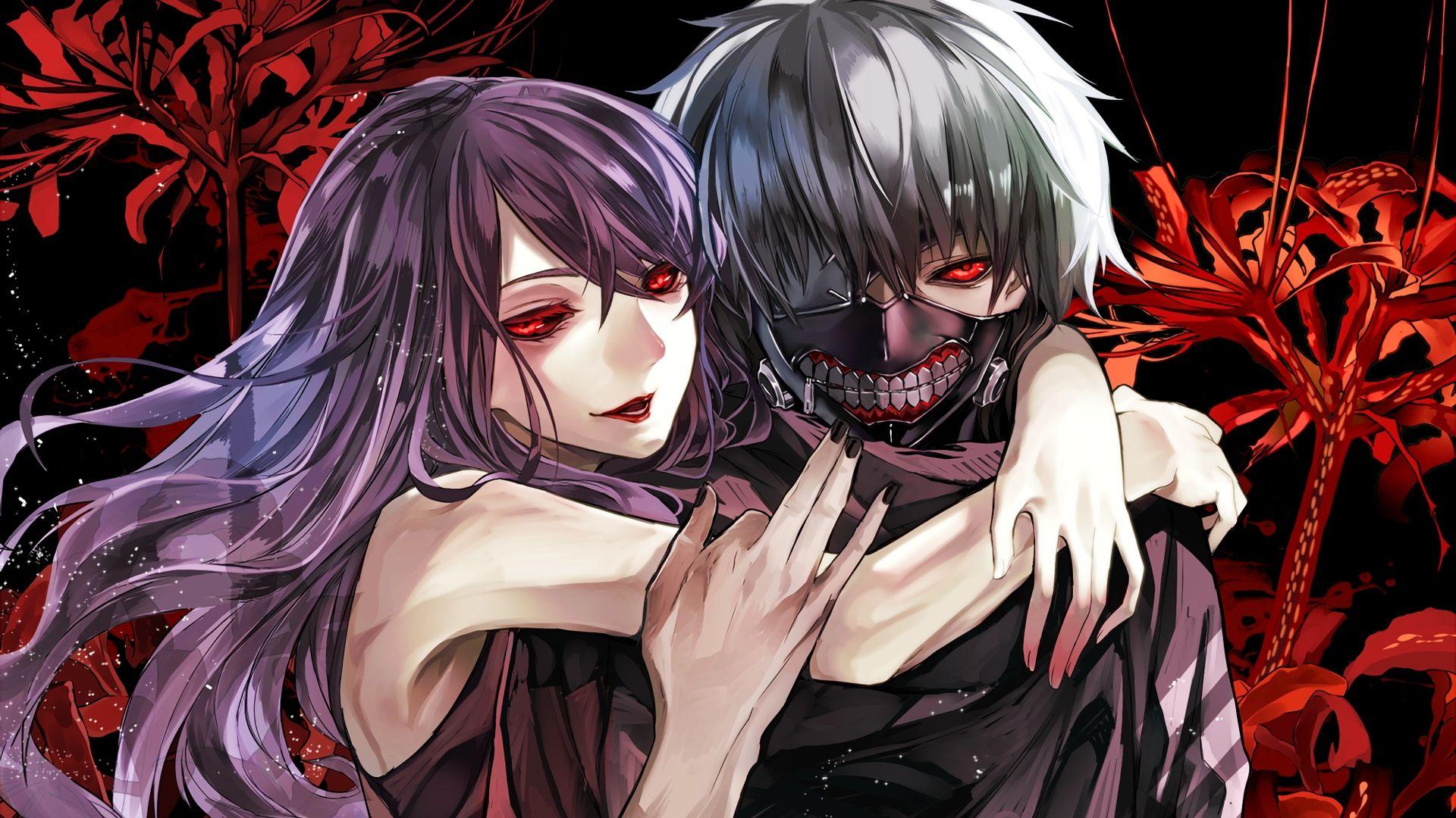 1920x1080 Desktop Wallpaper Tokyo Ghoul, Anime Couple, HD Image, Picture, Background, Vtozgw