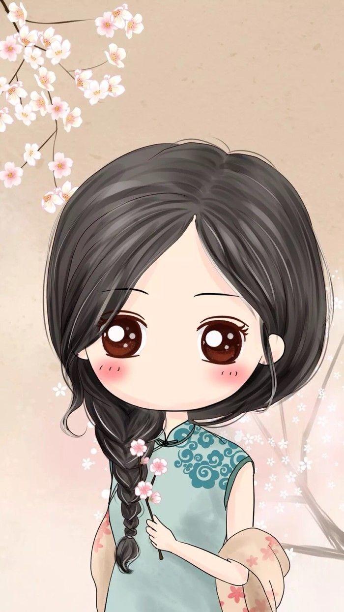 700x1244 Japanese Cartoon Cute Girly Wallpaper 2020